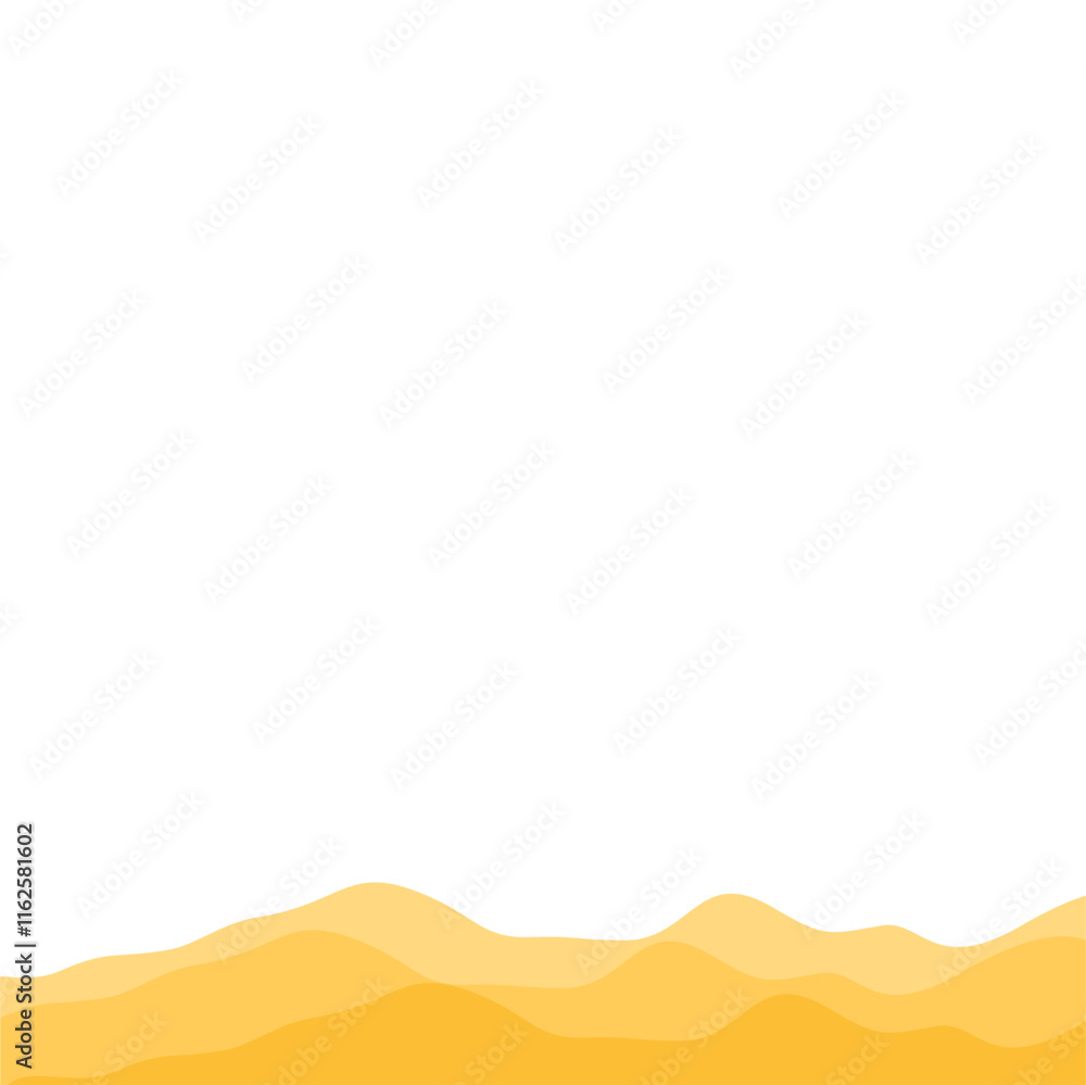 Fototapeta premium Desert Illustration