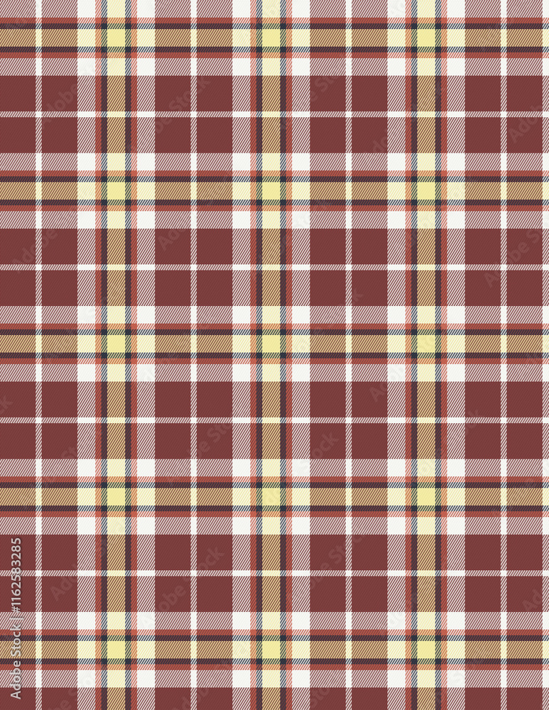 Plaid fabric pattern, blue, brown, cream, seamless for textiles, and for designing clothes, skirts or decorative fabrics. Vector illustration. Plaid fabric pattern, blue, brown, cream, seamless for textiles, and for designing clothes, skirts or decorative fabrics. Vector illustration.