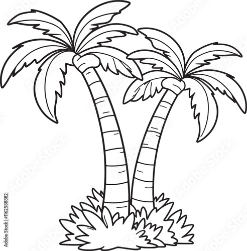 palm tree vector