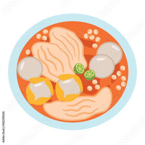 Baso Aci Cuanki Meat Balls Soup or Baso Cuanki