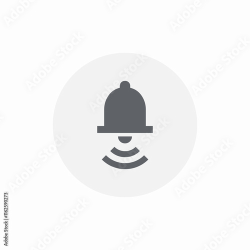 ring bell icon sign vector