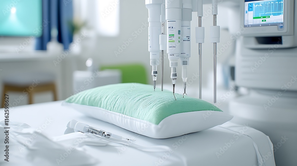 Medical Robotic Surgery System Close up Medical Robotic Surgery System Close up