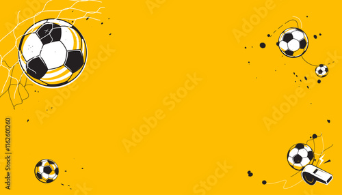 Football or soccer abstract background. The sport concept