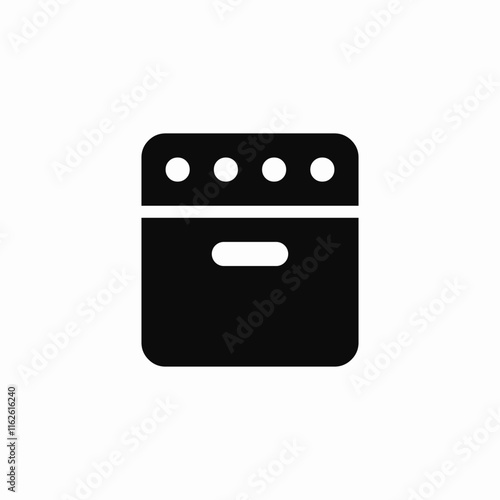 gas stove icon sign vector