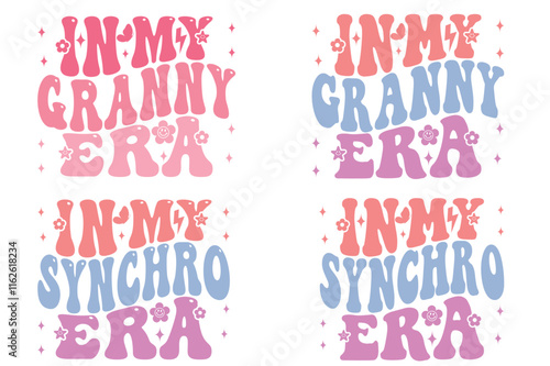In My Granny Era, In My Synchro Era retro T=shirt