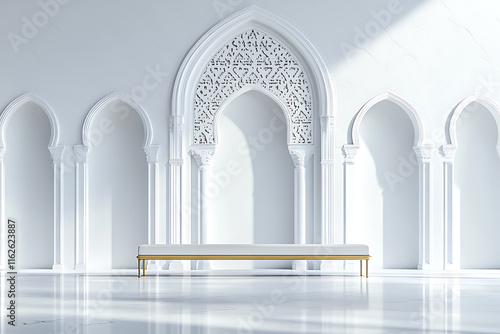 Elegant White Architecture Interior Design