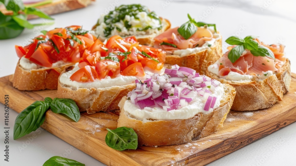 bruschetta with tomato and basil bruschetta with tomato and basil