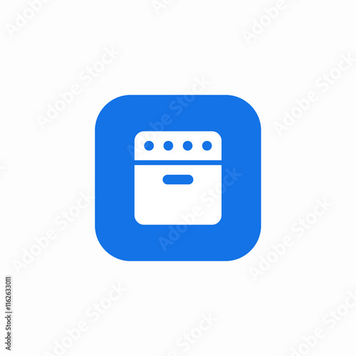 gas stove icon sign vector
