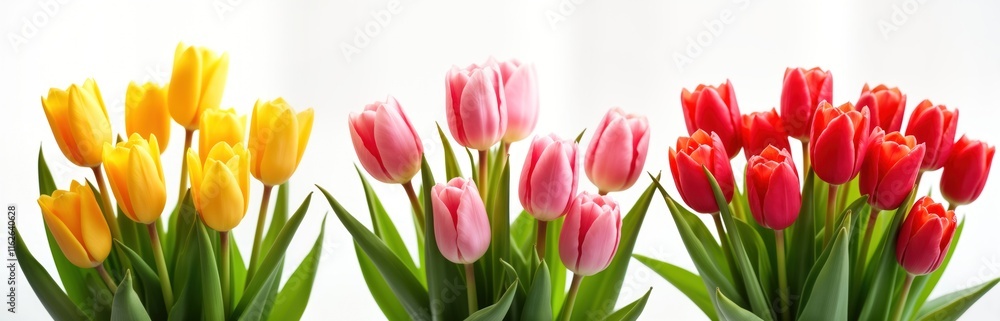 Fresh tulips in pink yellow, red colors. Beautiful spring flowers bouquet. Vibrant colors. Natural arrangement. Perfect for gifts, decorations. Natural beauty. Spring season flowers. Perfect spring Fresh tulips in pink yellow, red colors. Beautiful spring flowers bouquet. Vibrant colors. Natural arrangement. Perfect for gifts, decorations. Natural beauty. Spring season flowers. Perfect spring
