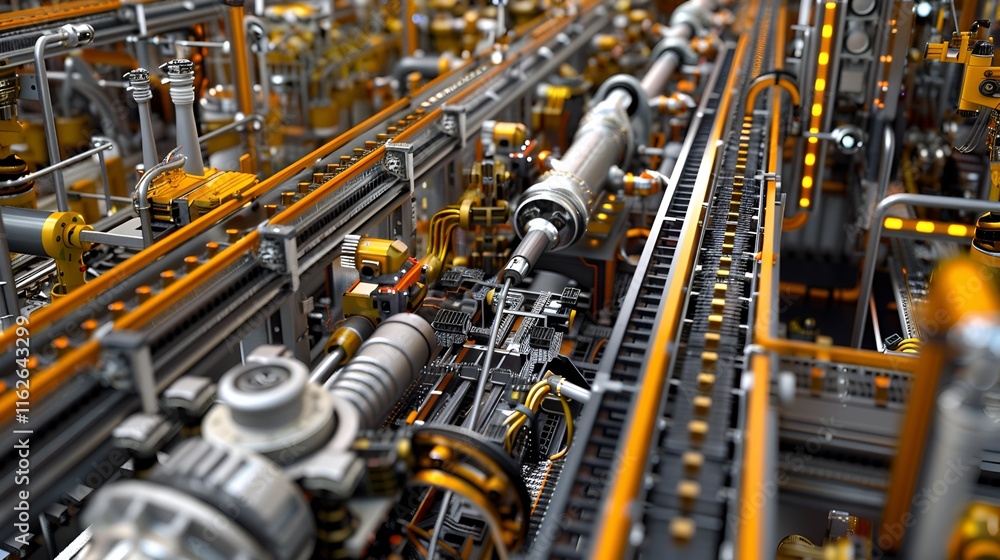 sophisticated 3D-animated factory sophisticated 3D-animated factory