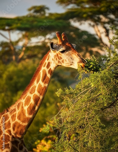 Their long necks and unique patterns make giraffes truly remarkable photo