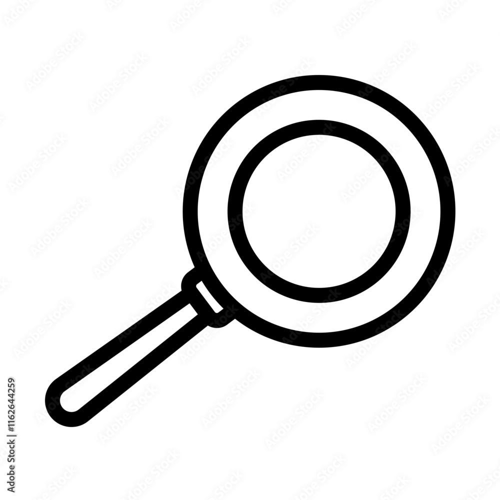 frying pan icon illustration from above frying pan icon illustration from above