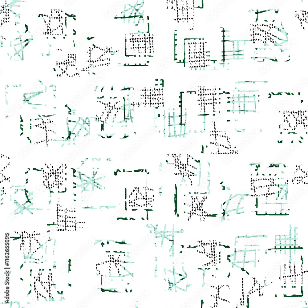 Abstract line seamless patterns