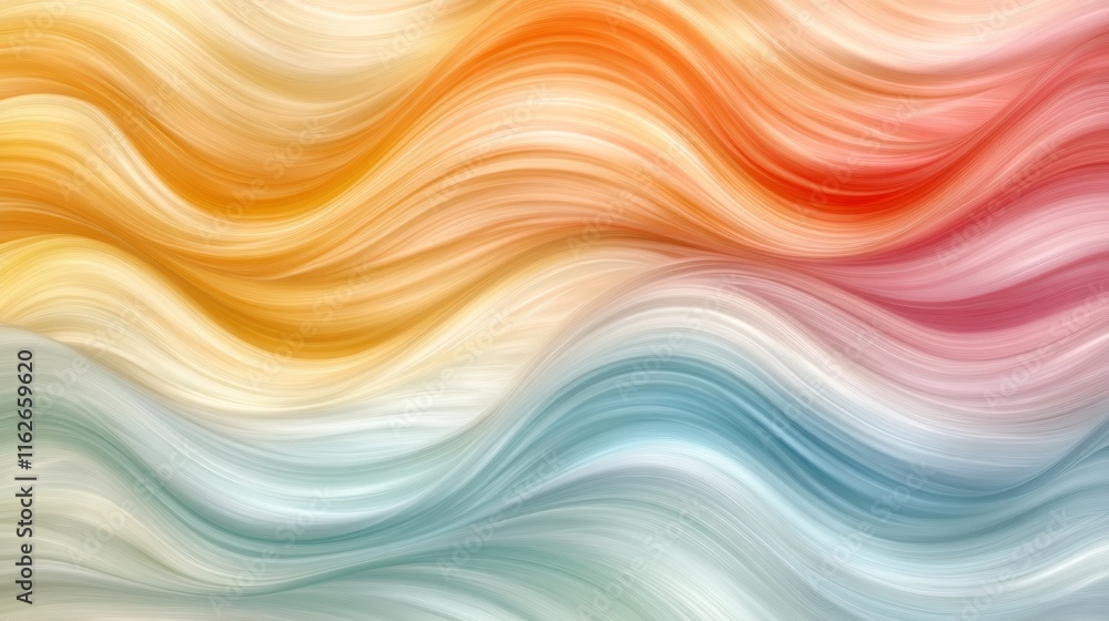Obraz premium Abstract colorful wavy background.