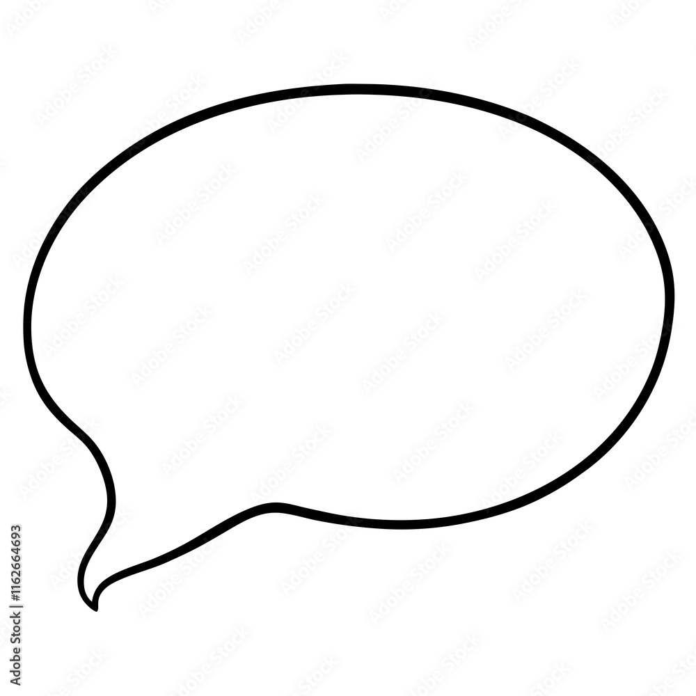 Hand-Drawn Speech Bubble Line Art Pack Hand-Drawn Speech Bubble Line Art Pack