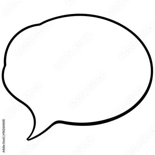 Hand-Drawn Speech Bubble Line Art Pack