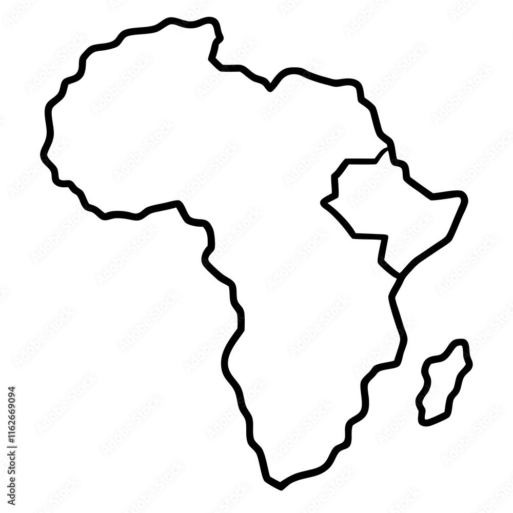 Obraz premium Line Art Maps Urban and Natural Designs