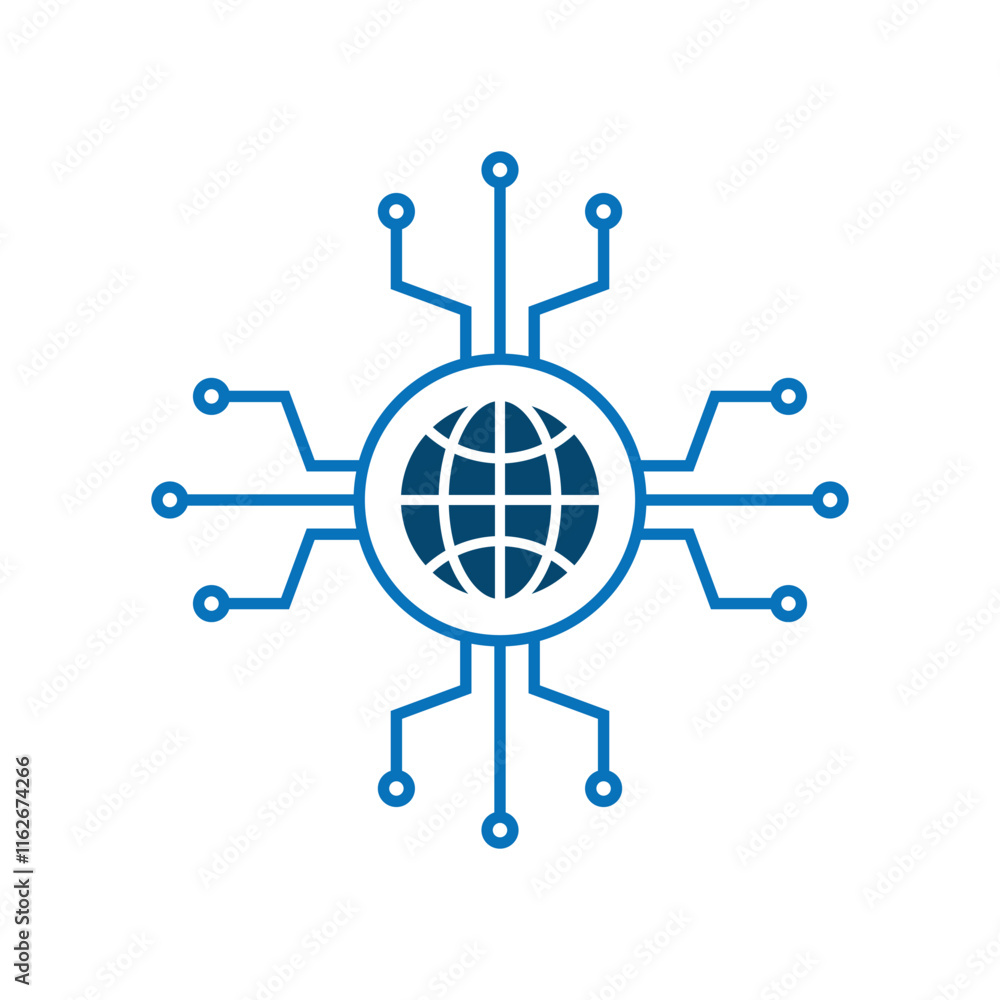 Sharing global symbol logo icon vector Sharing global symbol logo icon vector