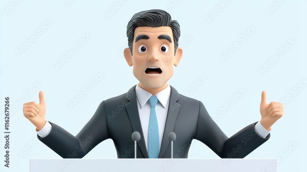 Intense debate with politician speaking into microphone studio setting gigapixel standard engaging viewpoint Intense debate with politician speaking into microphone studio setting gigapixel standard engaging viewpoint