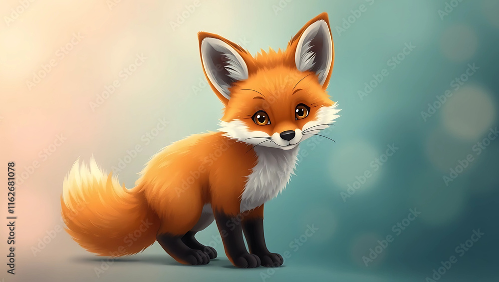 Obraz premium red fox
