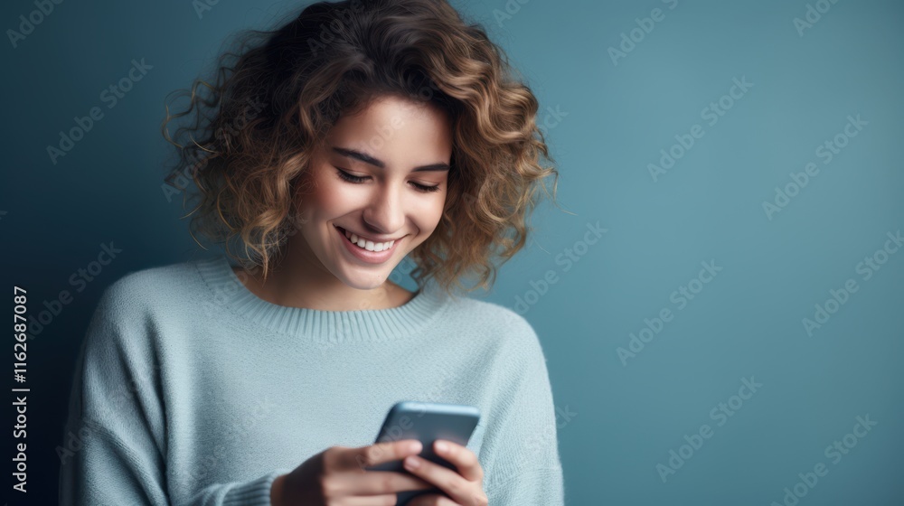 The Woman Using Smartphone The Woman Using Smartphone