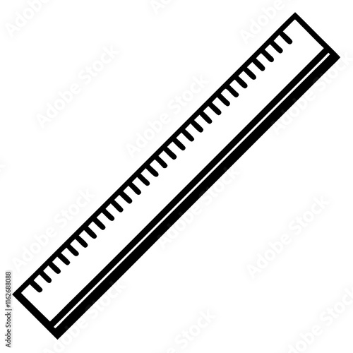 Modern Minimalism Ruler Flight Vector Art