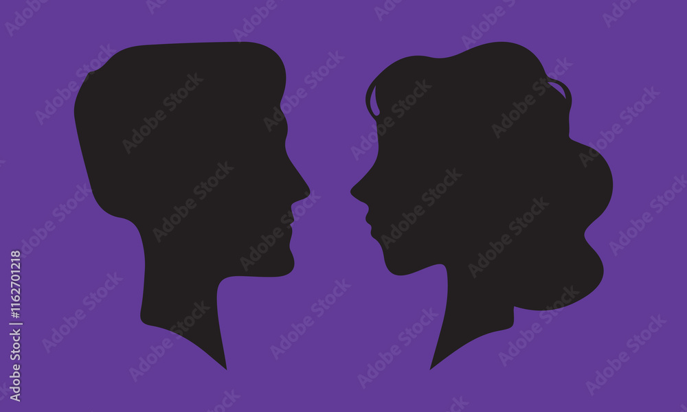 woman hair silhouettes vector illustration woman hair silhouettes vector illustration