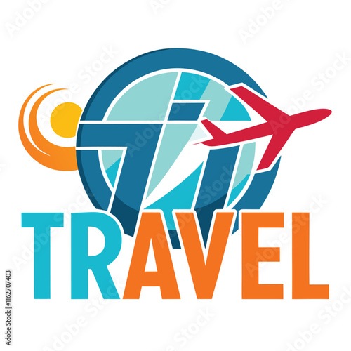 Travel logo vector illustration