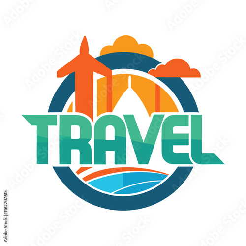 Travel logo vector illustration