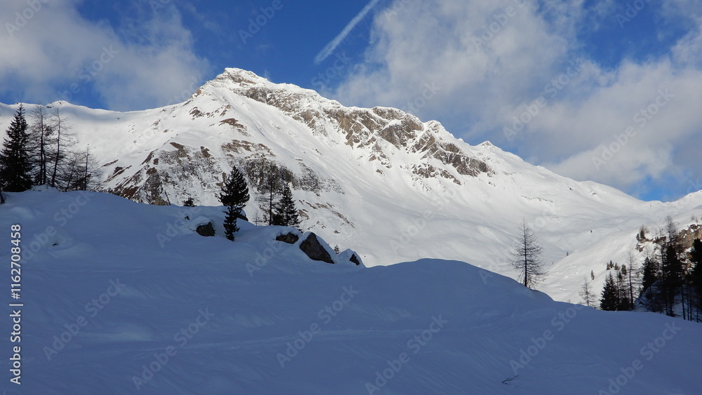 Die Geiselspitze 2974m im Tauerntal in Mallnitz Die Geiselspitze 2974m im Tauerntal in Mallnitz
