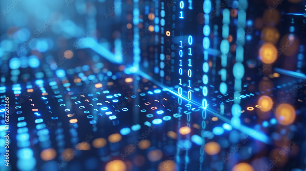 Futuristic Sci-fi Blue Binary Code Digital Background
Futuristic Sci-fi Blue Binary Code Digital Background