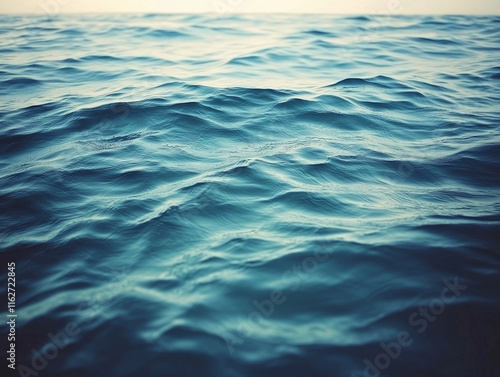 Gentle Ocean Waves Rippling Across the Surface