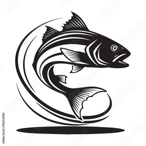 fish vector silhouette