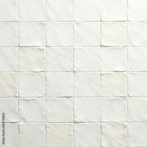 Wallpaper Mural White cream glazed tile with deep cracked stretch marks and raised texture, white, damaged appearance, worn out Torontodigital.ca