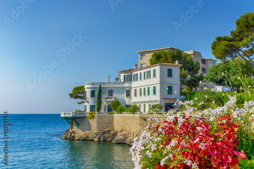 Beautiful view of Cote d'Azur, France