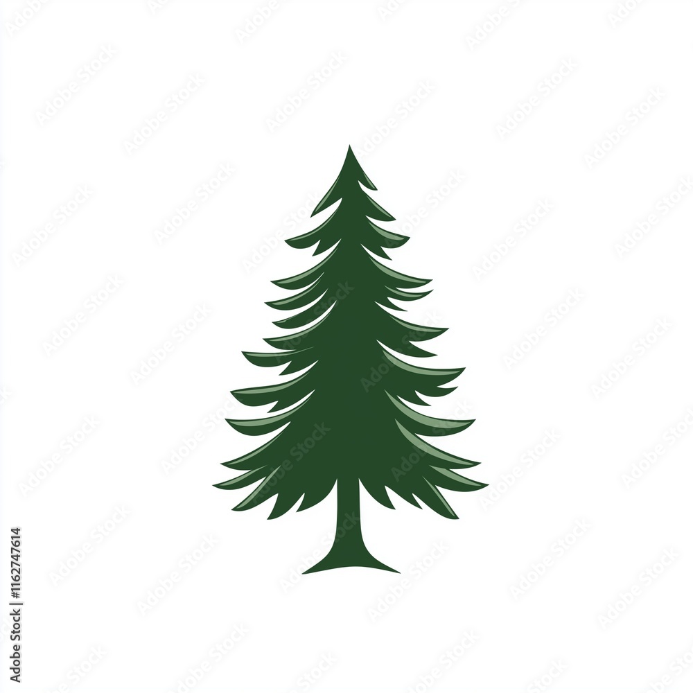 Logo of a pine tree, simple vector style, white background, green color palette, simple design, flat colors, minimalistic, vector art, white and dark brown.
Logo of a pine tree, simple vector style, white background, green color palette, simple design, flat colors, minimalistic, vector art, white and dark brown.