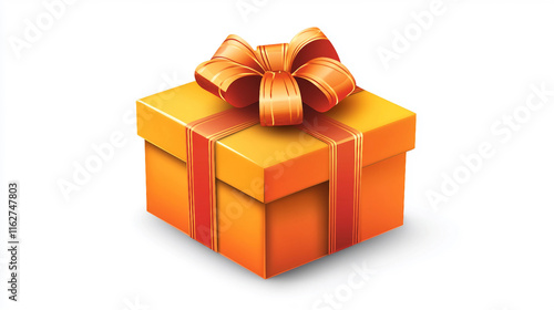 Gift box isolated on a white background