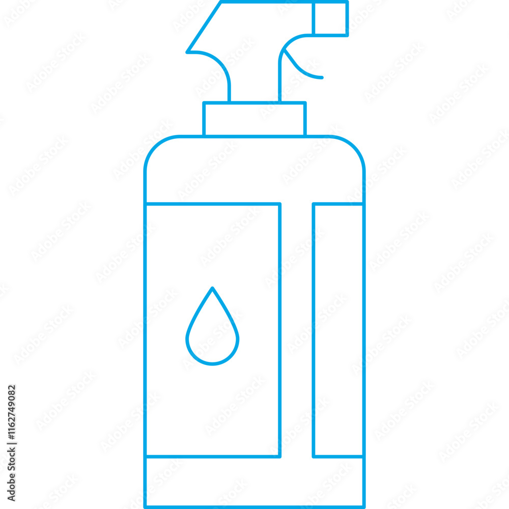 Cleaner icon single vector illustration Cleaner icon single vector illustration
