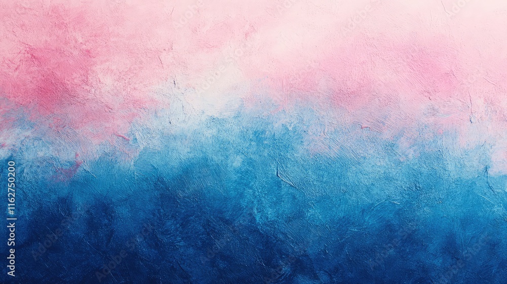 Obraz premium Abstract blue to pink gradient background with fine grainy details, suitable for artistic projects
