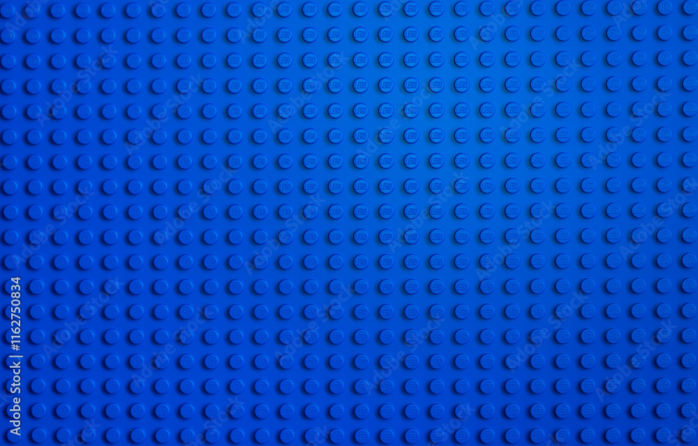 Fototapeta premium LEGO Classic Blue Baseplate background