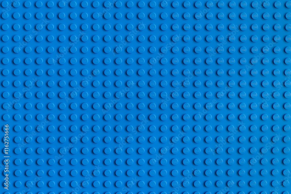 Naklejka premium LEGO Classic Blue Baseplate background