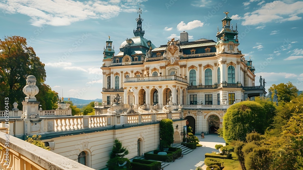 Obraz premium Castle Hluboka nad Vltavou, Czech Republic