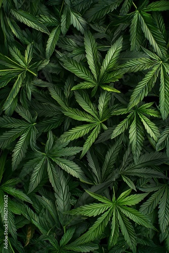 marijuana leaves juicy green texture