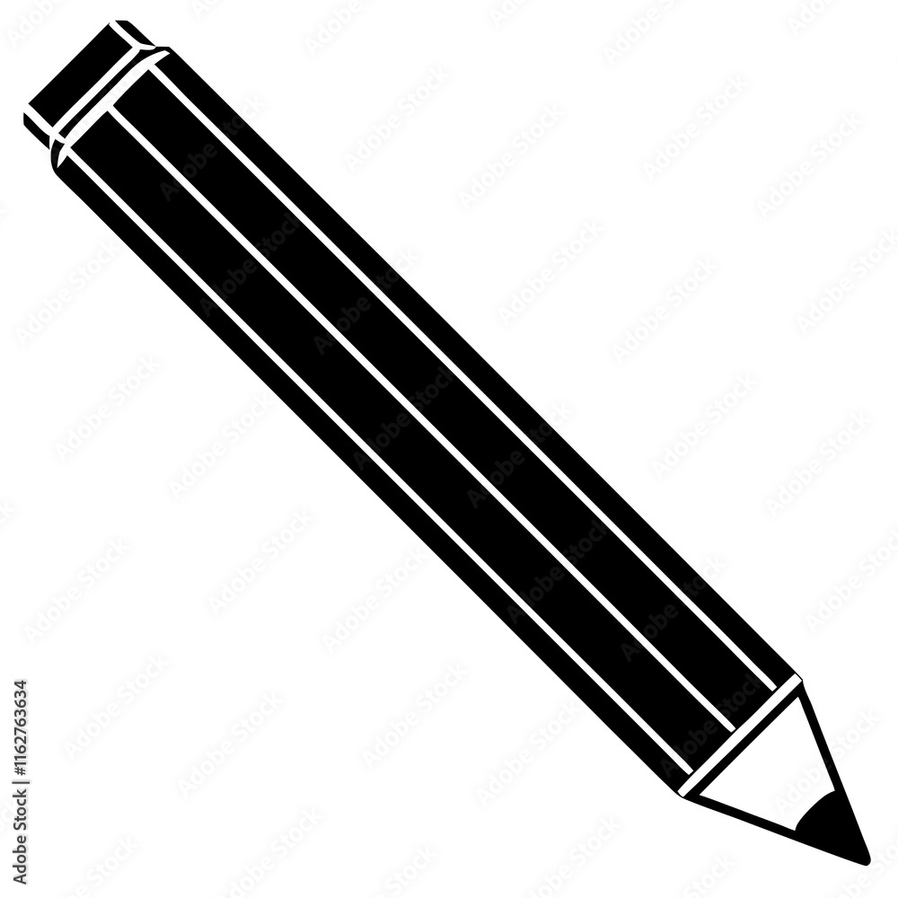 Dynamic pencil Line Art Vector Creativity Dynamic pencil Line Art Vector Creativity