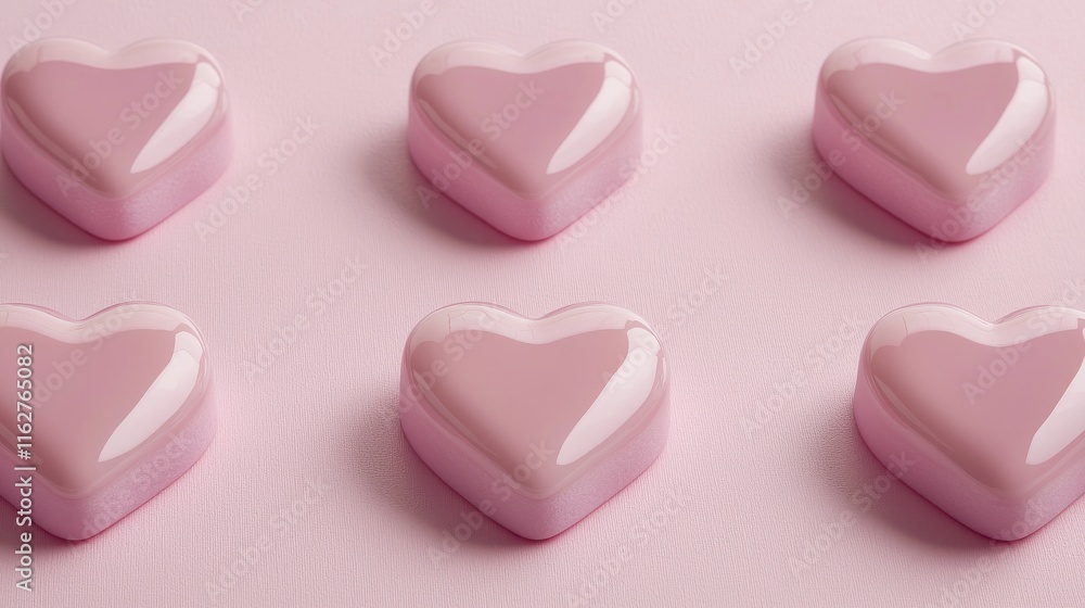 Valentine's Day Treats Heart-Shaped Delights on Pink Background Food Photography Romantic Vibes Sweet Concept Valentine's Day Treats Heart-Shaped Delights on Pink Background Food Photography Romantic Vibes Sweet Concept