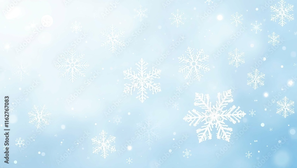 Enchanting Winter Background with Snowflakes, Frosty Trees, and Cozy Christmas Lights – Perfect for Holiday Themes and Festive Designs Enchanting Winter Background with Snowflakes, Frosty Trees, and Cozy Christmas Lights – Perfect for Holiday Themes and Festive Designs