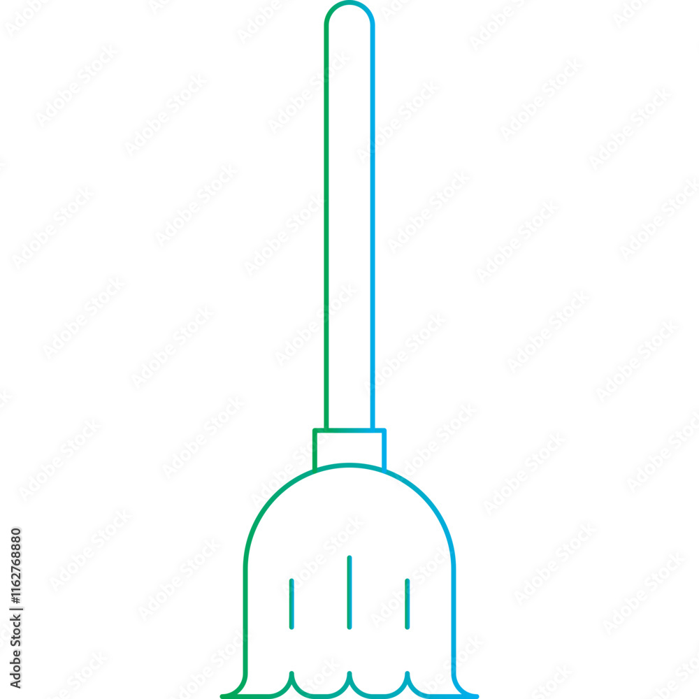 Broom icon single vector illustration Broom icon single vector illustration