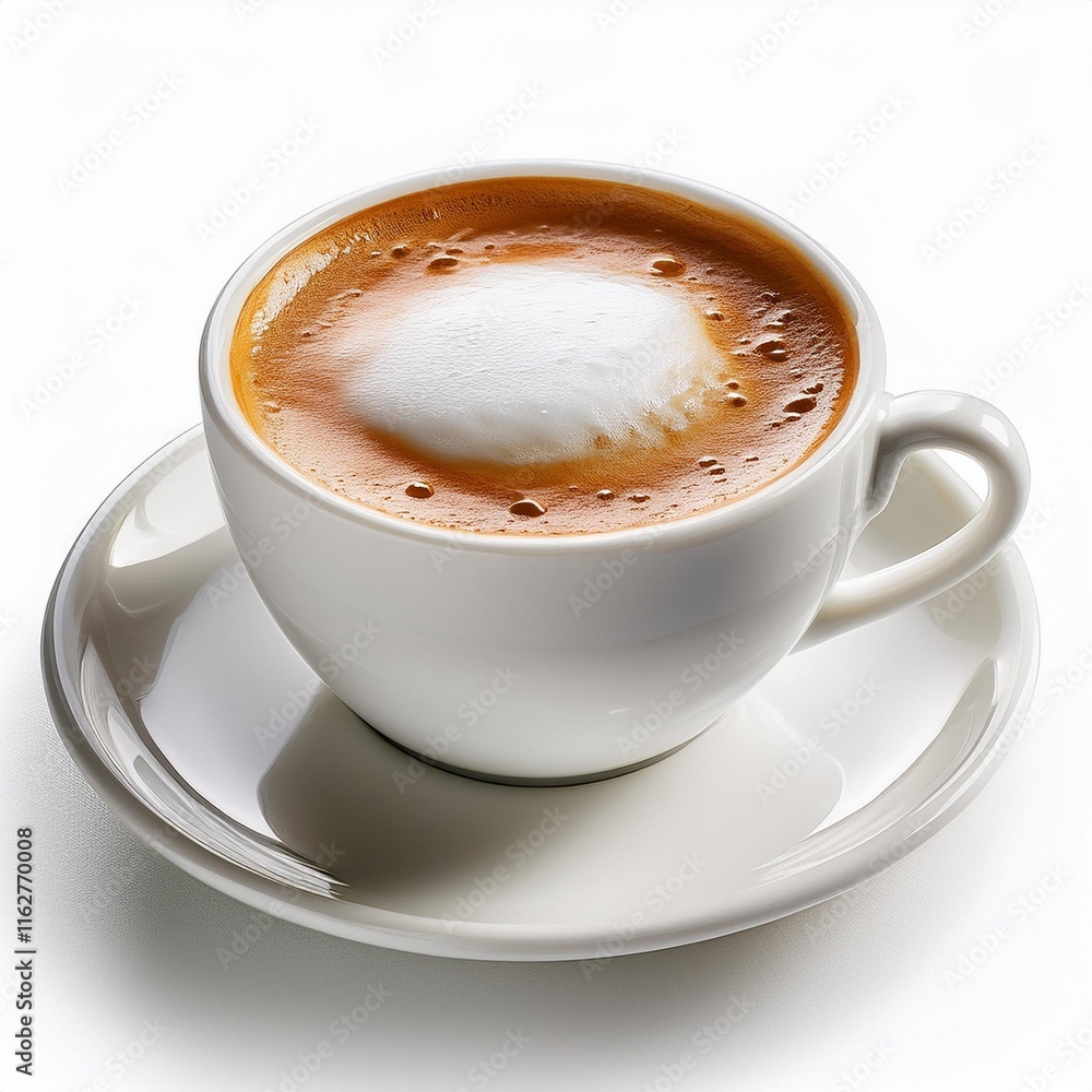cup of coffee on white cup of coffee on white