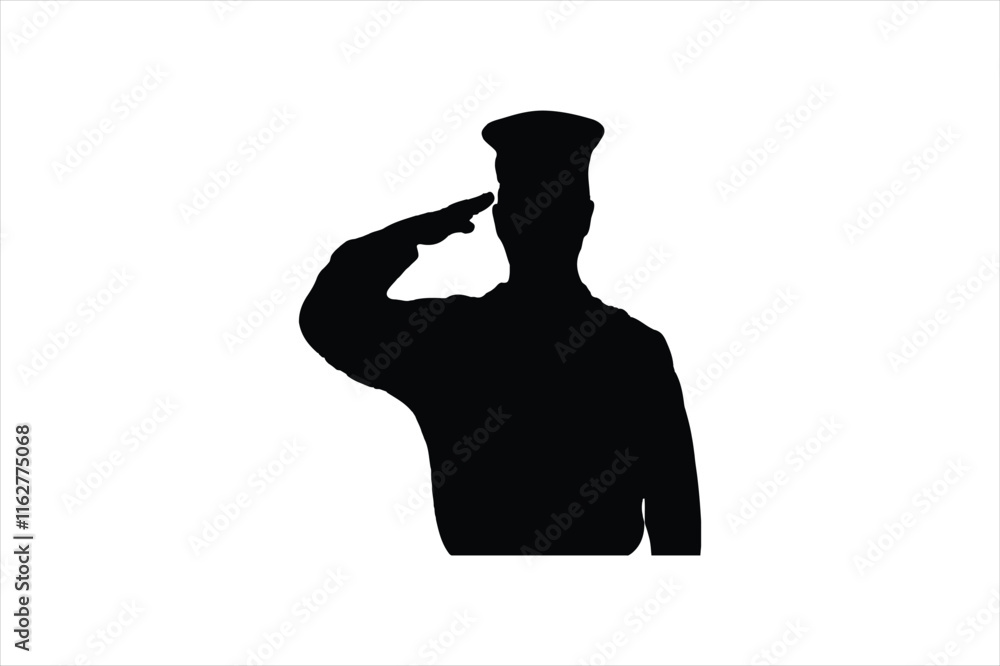 Soldier salute hand drawn illustration on white background. soldier vector art. Soldier salute hand drawn illustration on white background. soldier vector art.