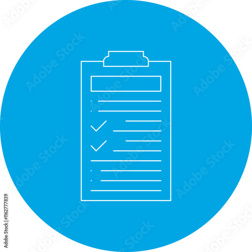 Guidelines icon single vector illustration